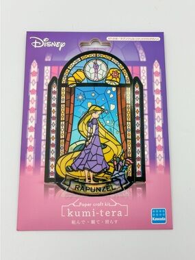 Kawada Kumitera Rapunzel Tangled Disney Stained Glass Design Craft Kit